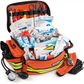 Orange emergency medical response bag from Scherber Basic Responder Trauma Kit - Fully Stocked