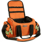 Orange emergency response bag with reflective accents for Scherber Intermediate Responder Trauma Kit