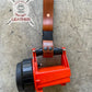 Orange flashlight with leather strap for Box Light Quick and Light Quick purposes