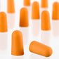 Orange foam earplugs from 32db NRR Soft Foam Earplugs package, ideal for noise reduction