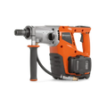 Orange and gray Husqvarna 540i battery powered core drill kit with battery pack