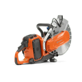 Orange and gray Husqvarna K 1 PACE Battery Powered Rescue Power Cutter with circular blade