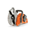 Orange and gray Husqvarna K540i Battery Powered Power Cutter with circular blade
