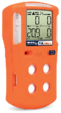 Orange multi-gas detector from 4 GAS DETECTOR with 3 year run time for safety