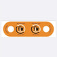 Orange tag with TW technician logos for Tekknowledge Worldwide TKW DoorJamm