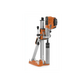Orange and silver Husqvarna 540i battery powered core drill kit with adjustable mounting