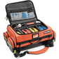 Orange tool bag with compartments in Scherber Ultimate First Responder Trauma Kit O2