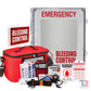 Outdoor Bleeding Control Kit Package - Non-Alarmed / 4 Kit - (With Carry Bag) / Premium (SAM XT & QuikClot) - Bleeding