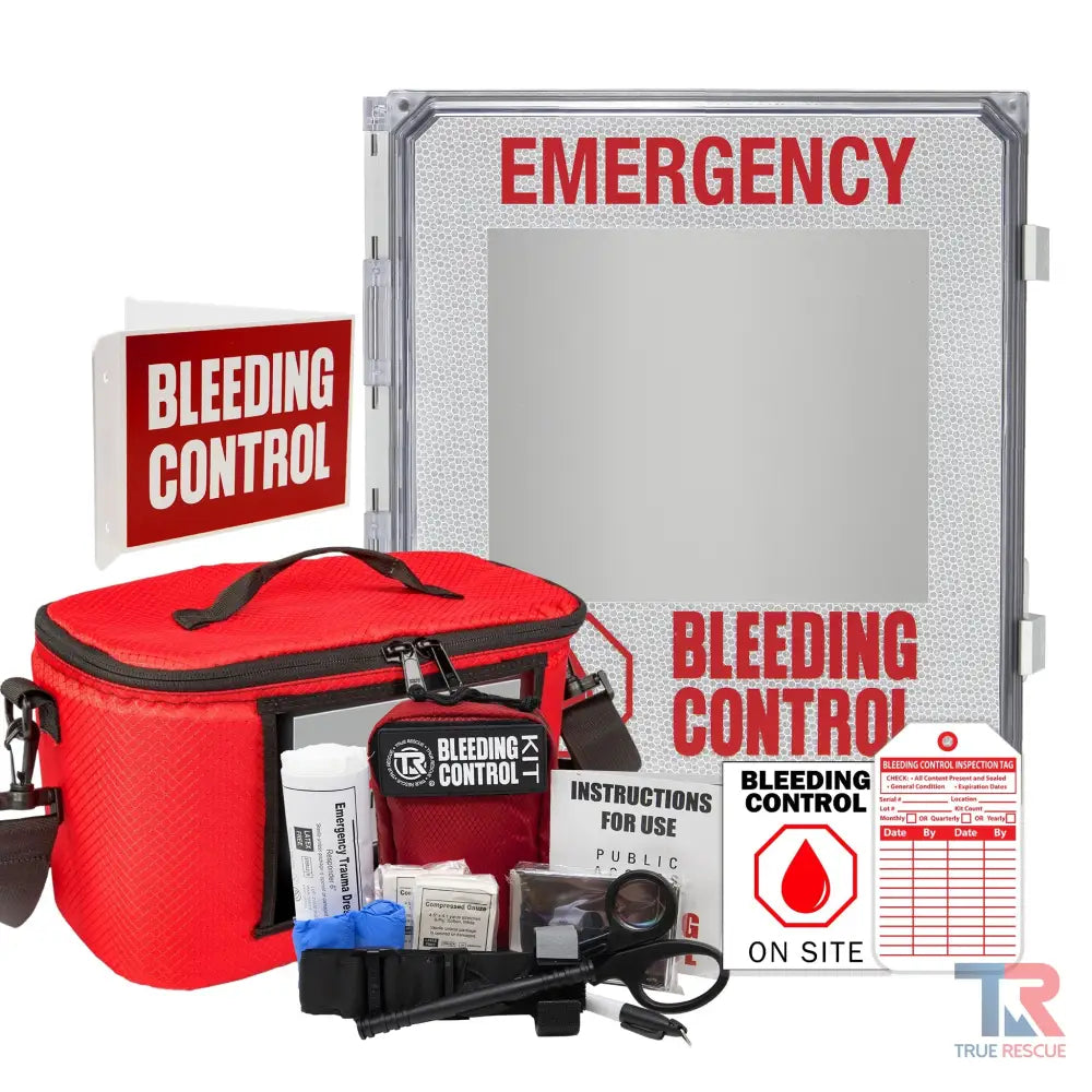 Outdoor Bleeding Control Kit Package - Non-Alarmed / 4 Kit - (With Carry Bag) / Standard (C-A-T) - Bleeding Control