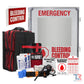 Outdoor Bleeding Control Kit Package - Non-Alarmed / 8 Kit - (With Carry Tote & Patient Transporter) / Intermediate