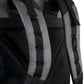 Padded black backpack straps with reflective strips on SUMMIT Discreet Rifle Backpack