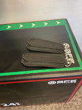 Pair of black SFE Ankle Strap Cable Attachments for versatile training and workouts