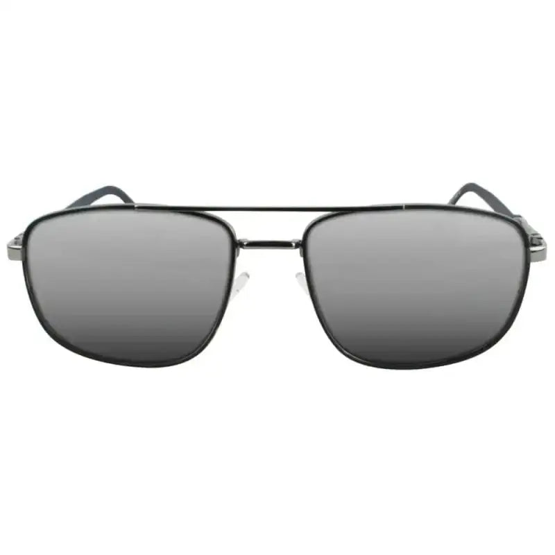 Black Polarized Aviator Sunglasses with Silver Metal Frames by Solect Density Men’s