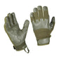 Olive green M-Tac Gloves Police Gen.2 with reinforced knuckle padding for tactical use