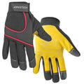 Touchscreen Safety Work Gloves with Leather Palms for enhanced grip and protection