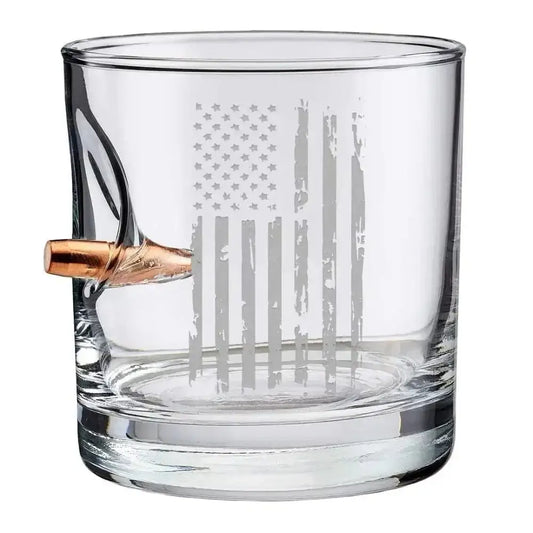 Patriotic Rocks Glass - 11oz - Chief Miller Apparel