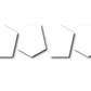 Repeating geometric pentagon pattern with drop shadows for Bullard Style Reflective Helmet
