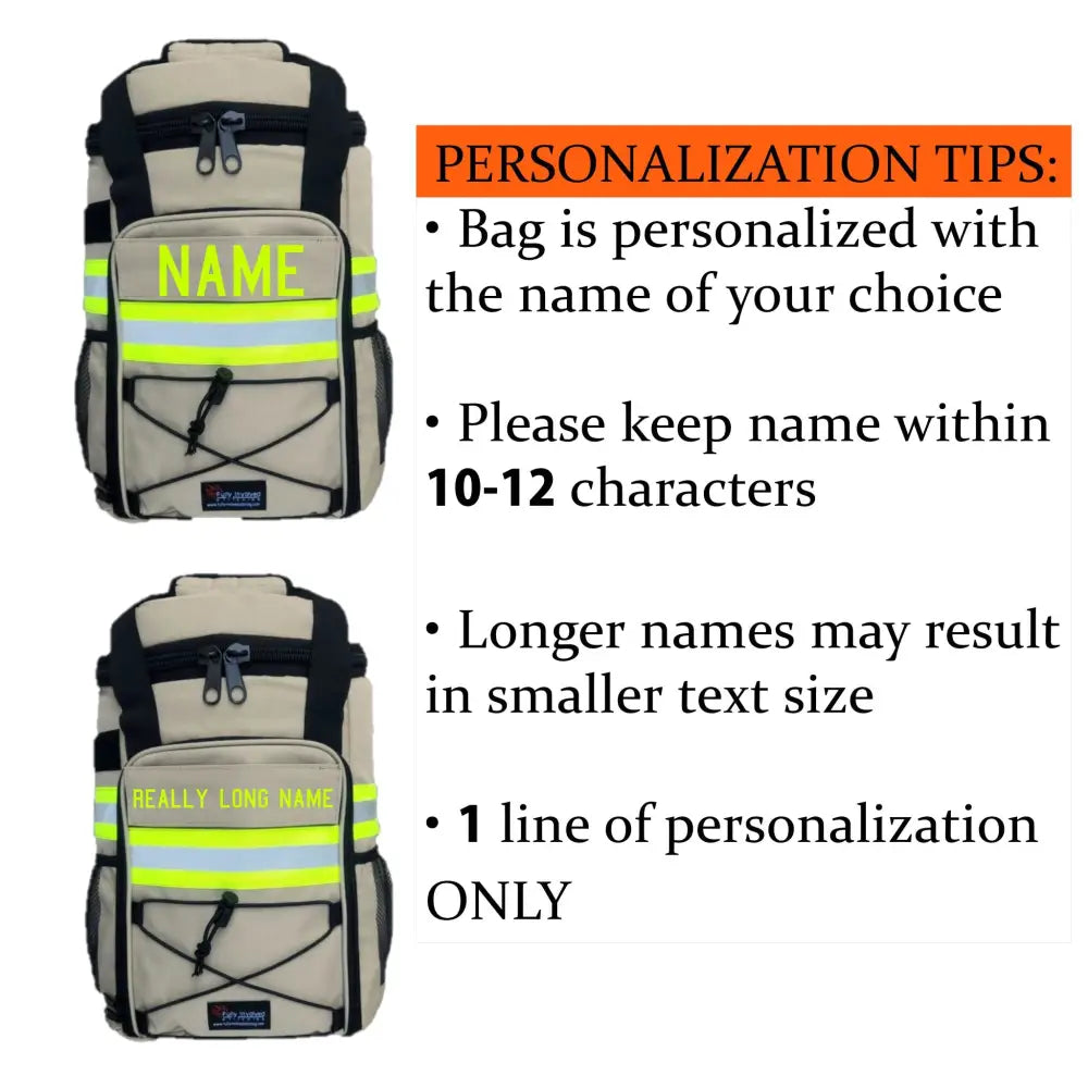 Personalized Firefighter Backpack Cooler - Chief Miller Apparel