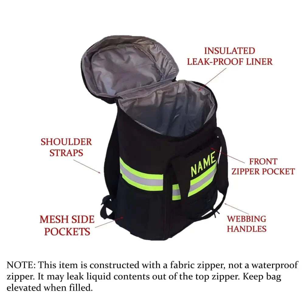 Chief Miller Bags Personalized Firefighter Backpack Cooler Apparel