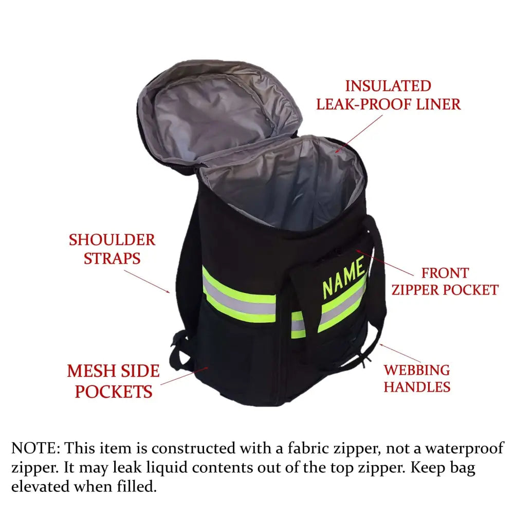 Personalized Firefighter Backpack Cooler - Chief Miller Apparel