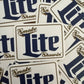 Pile of Lite Smoke Showin stickers for the perfect lite smoke experience