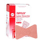 Pink butterfly adhesive bandage alongside Waterproof 5000 Series First Aid Kit box