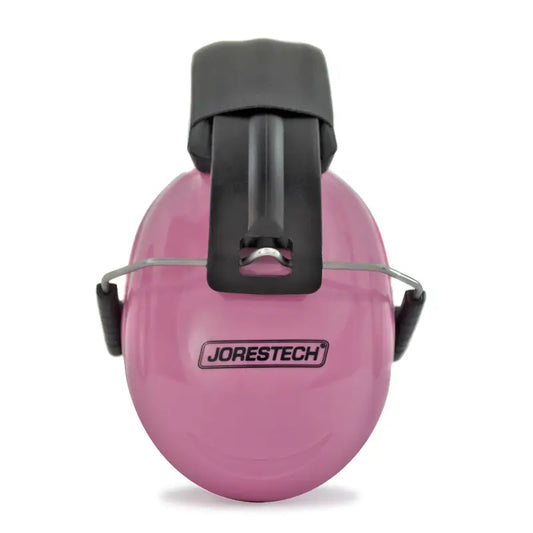 Pink 27dB NRR Noise Cancelling Hearing Protection Earmuffs for effective sound insulation