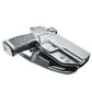 Sig Sauer P365-FUSE Duty Holster with pistol in holster, compatible with p365-xmacro comp