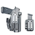Pistol and magazine in holsters from Four Brothers for Sig P365-FUSE with Streamlight TLR-7