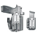 Sig P365-XMACRO pistol and magazine in inside waistband holster with magazine carrier