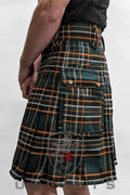 Plaid utility kilt for first responders firefighter police Irish Heritage GlenLoch
