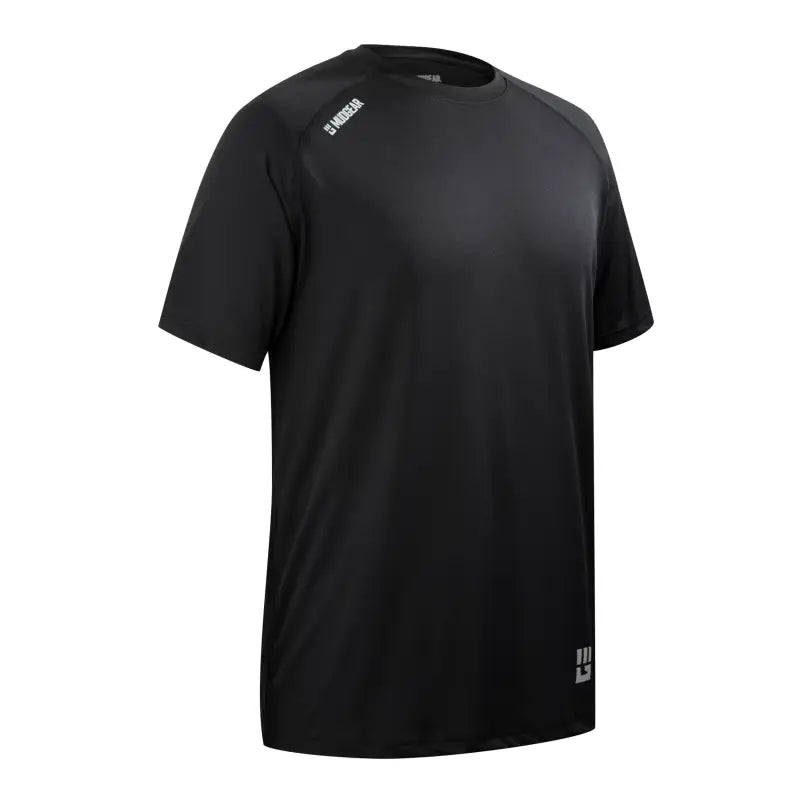 Plain black short-sleeve Men’s Loose Fit Performance Shirt VX with minimal branding