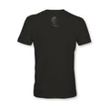 Plain black t-shirt in 2XL with small dark logo, perfect for any trades or black jack enthusiasts