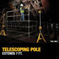 Telescoping pole extends up to 7 feet with DEWALT DCL079B Cordless Tripod Light