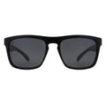 Black rectangular sunglasses named Pomona for frontline optics and first responders