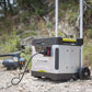 Portable power station with dual antennas and wheels for DS-1 Portable Decontamination Shower