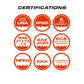 Product certifications for Feniex Quantum 2.0 49-inch GPL Light Bar for first responders and firefighters