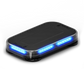 Rectangular black emergency light with blue LEDs for first responders Firefighter Police Vehicles