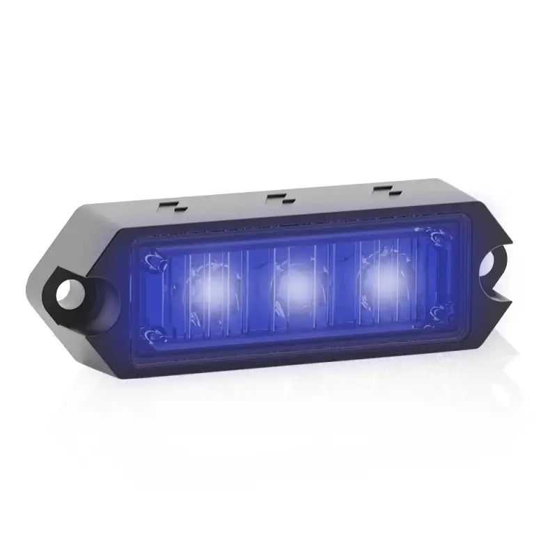 Rectangular blue UBL G3 LED surface mount light for modern electronic applications