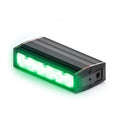 Rectangular green LED stick light on Feniex Fusion-S for first responders