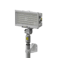Feniex Torch Pole Light with rectangular LED floodlight on adjustable pole for outdoor lighting