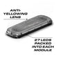 Rectangular Feniex Quantum 2.0 27-inch mini light bar for emergency vehicle lighting