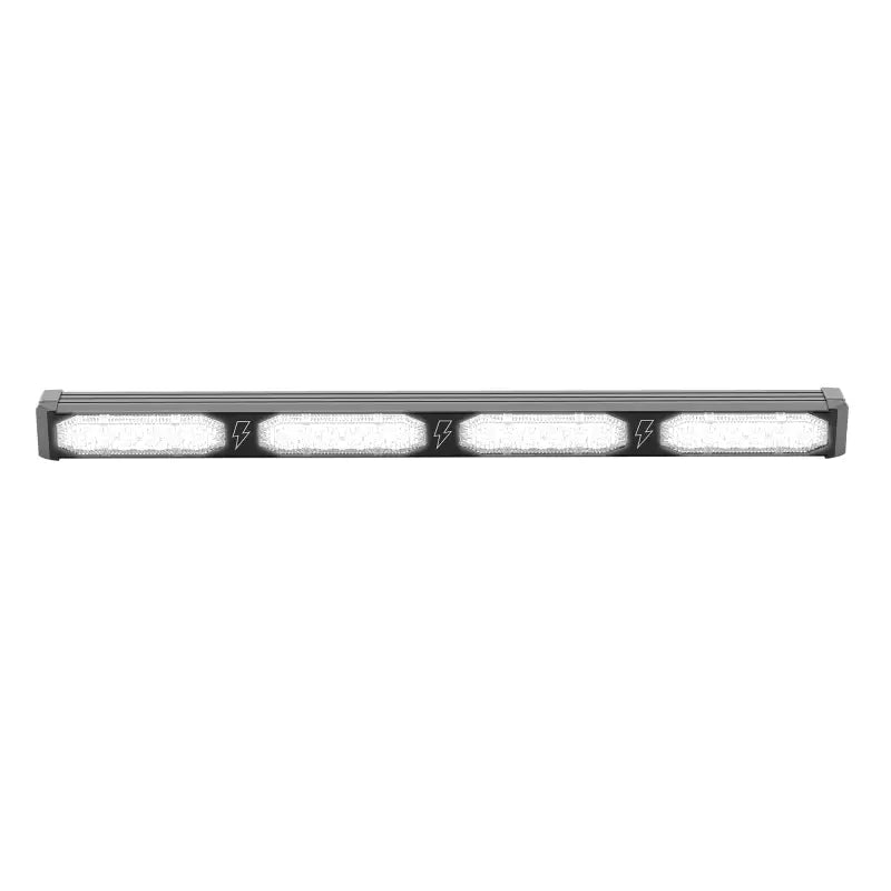 Rectangular LED light bar on UBL U-Lite 400 Stick Light, ideal for first responders or firefighters