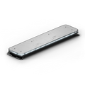Rectangular LED light bar for first responders Feniex Quantum 2.0 firefighter flashlight
