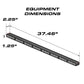 Rectangular Feniex Fusion Work Light Bar with Dimensions for Download Feniex Fusion
