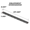 Rectangular Feniex Fusion Work Light Bar with Dimensions for Download Feniex Fusion