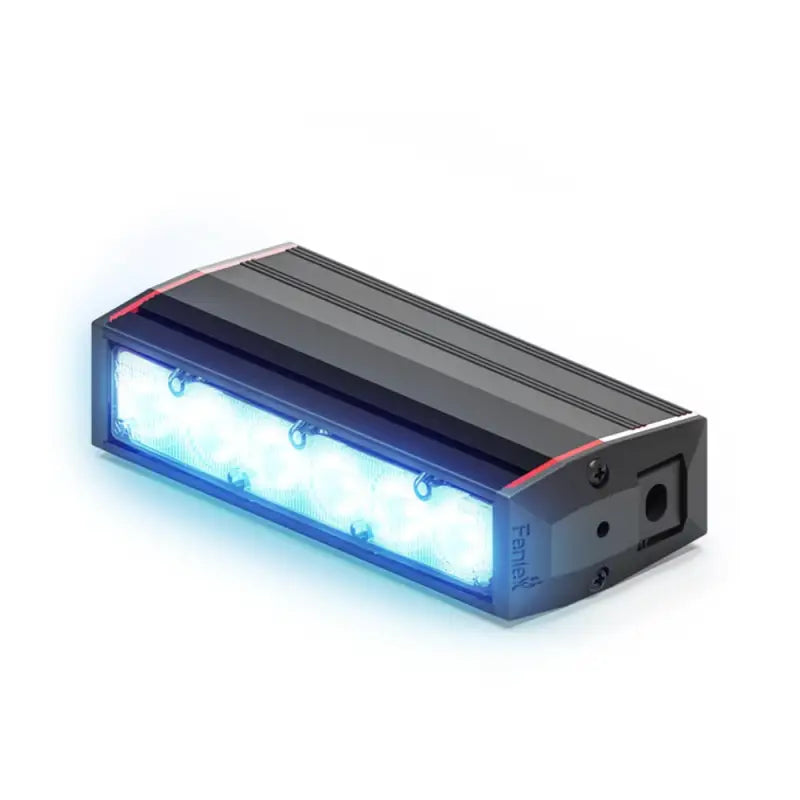 Rectangular LED light panel on Feniex Fusion-S 100 Stick Light for first responders