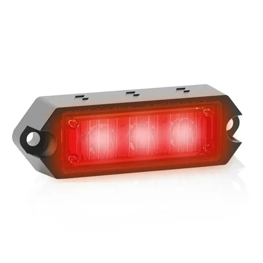 Rectangular red LED light on UBL G3 Surface Mount for efficient LED surface mount applications