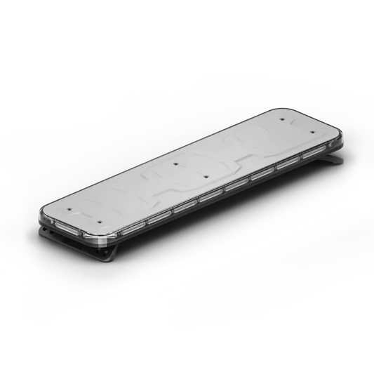 Rectangular silver light bar from Feniex Quantum 2.0 GPL Light Bar series for emergency vehicles