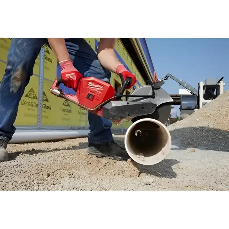 Red metal-cutting saw from Milwaukee M18 FUEL™ series, ONE-KEY™ bare tool